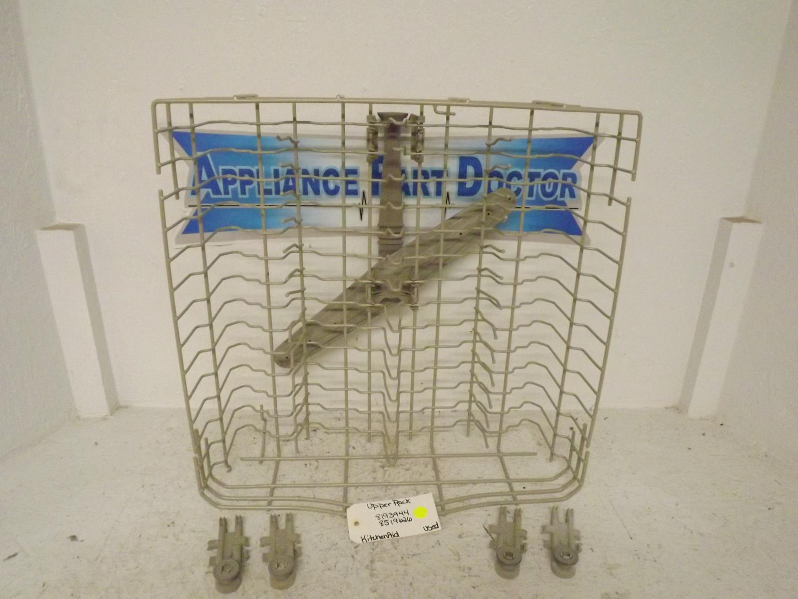 KitchenAid Dishwasher 8193944 8519626 Upper Rack Used KitchenAid Dishwasher 8193944 8519626 Upper Rack Used